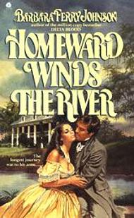 Romance cover model Ellen Michaels is on the cover of Homeward Winds The River.