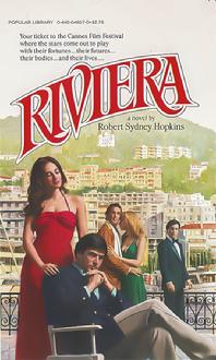 Romance cover model Ellen Michaels is on the cover of Riviera.