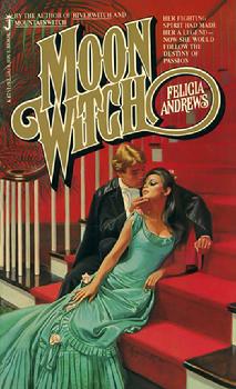 Romance cover model Ellen Michaels is on the cover of Moon Witch by Felicia Andrews. 